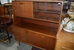 A vintage sapele sideboard , width approx. 119cm