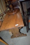 An oak Arts and Crafts style coffee table