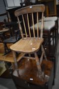 A traditional kitchen chair