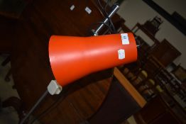 A vintage lamp on stand, adjustable