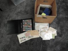A box of GB and World Stamps & Covers, early 20th century onwards