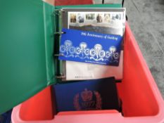 A collection of mainly Commonwealth Royalty Mint Stamps, 1972 Silver Wedding, 1977 Caribbean Tour,