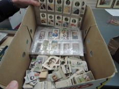 A large collection of Cigarette Cards, mainly Sporting, sets, part sets and odds including Football,