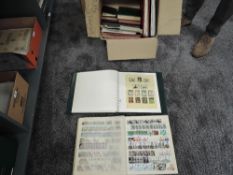 A box of GB Stamps in albums, all periods