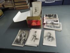 A collection of approx 160 Royalty Postcards, late 1800's to early 1900's, mainly black & white