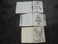 Three albums of World Stamps, album 1 Brazil catalogue value approx £300 mostly 1990's mint, album 2