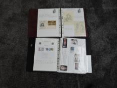 Two albums of Alice In Wonderland First Day Covers, Postcards and Ephemera