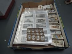 A collection of mainly Cigarette Cards all in plastic wallets, all Military, sets, part sets and