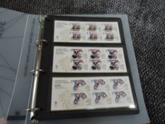An album of London 2012 Olympic Games Team GB Gold Medal Winners Mint Stamps, along with