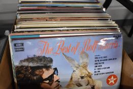 A selection of vinyl records and albums including best of Rolf
