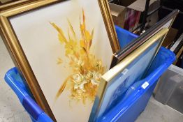 A selection of prints and original art works