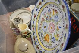A selection of ceramics including Wedgwood