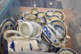 A selection of ceramics in a traditional dragon design