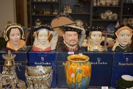 A set of five Royal Doulton Character jugs from the King Henry the 8th series