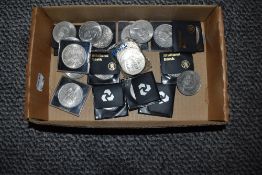A collection of modern collectable coins or currency including Midland bank interest