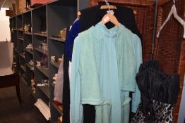 Four vintage ladies dresses including Butte Knit