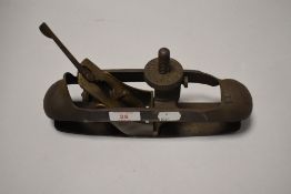 A Stanley 'Victory' no20 compass plane, lacking iron.