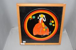 A modern Wedgwood Clarice Cliff 'High Society' limited edition 'The Age of Jazz' decorated plate,