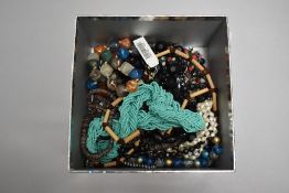 A selection of modern costume jewellery including various design necklace etc