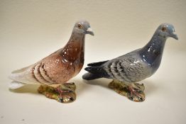 Two Beswick pigeons,1st version,gloss.