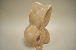 A large light brown Sylvac rabbit 1028 impressed to underside.