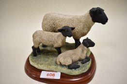 Border fine arts Ewe and Lambs, A1245.