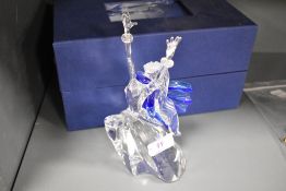 A crystal glass Swarovski figure study of Isadora from 'the Magic Of Dance' with box and