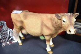 A figure study of a cow by Leonardo
