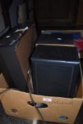 A Panasonic SG-X7L stereo and two speakers.