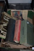 A selection of local interest reference books including Dalesman and The Ribble