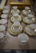 A selection of tea cups and saucers including Elizabethan Cavendish
