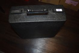 A vintage leather travel case af and similar.