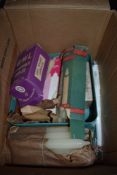 A selection of boxed vintage candles including Owl brand