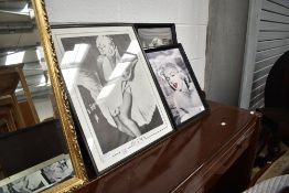 A selection of prints Marilyn Monroe themed