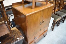 An early to mid 20th Century stained frame 'tallboy'