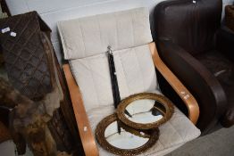 An Ikea easy chair, some staining to seat but frame looks sound