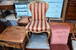 Two 19th Century dining/salon chairs
