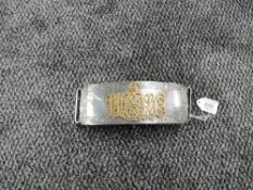A 1911 Hallmarked Silver Officers Officers Pouch with the initials W.C.Y.C on the front, Westmorland