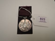 A Army Long Service and Good Conduct Medal with Ribbon, Victoria small lettering 1874-1901 to