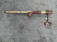 A WW1 Military Three Drawer Telescope with Military Arrow mark TT&H Ltd No 21556, 1917 Tel Sig (mk
