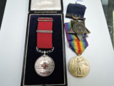 A 1933 Heath Medal awarded to Nurse Dorothy G.Long for Merit, Royal Victoria Infirmary Newcastle