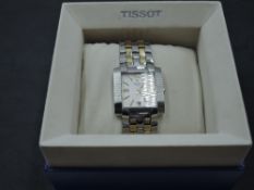 A gent's Tissot 1853 wrist watch, no: L860/960 having Arabic and baton numeral dial and date