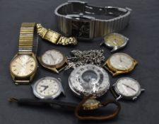 A selection of wrist watches including Seiko, Mustang, Cyma, Everite, FHM etc