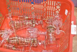 A selection of cocktail glasses