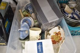 A selection of ceramics including Wedgwood