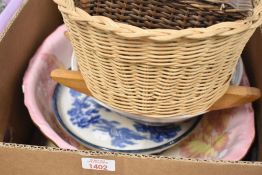 A selection of ceramics including wash bowls