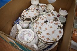 A selection of tea cups and saucers