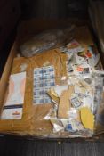 A selection of collectable world and EU postal stamps