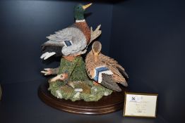 A Limited Edition figure study of two ducks titled Restful Days by Country Artists