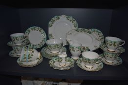 A part tea service by Gladstone in the Montrose design